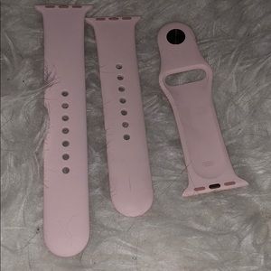 Apple sport watch band in Pink Sand 38mm
